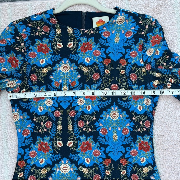 NWT Farm Rio Arabesque Floral Jersey Midi-Dress Size Small - Picture 12 of 16